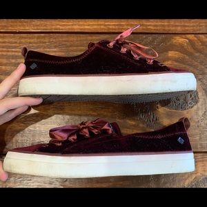 Sperry Velvet Sneakers